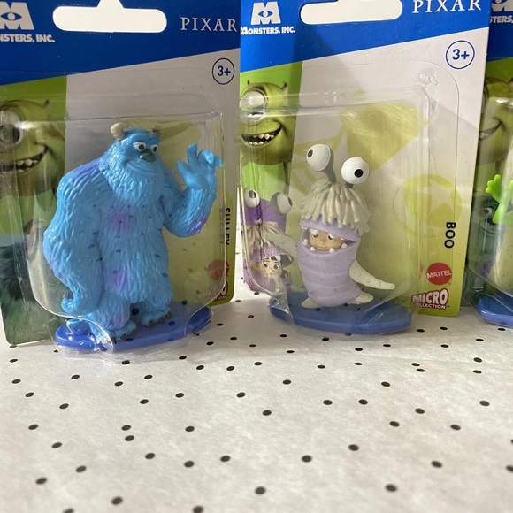 Disney Pixar Monsters,Inc. Mattel Micro Collection Sulley-Boo-Roz..5 Figure Set - Picture 6 of 11